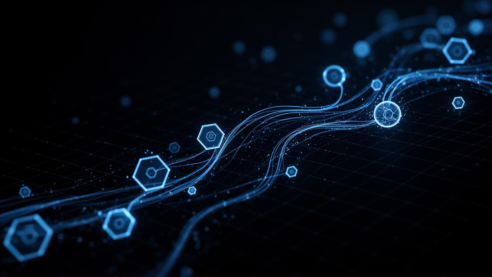 FuseHQ workflow synthesis canvas showing connected nodes and data streams